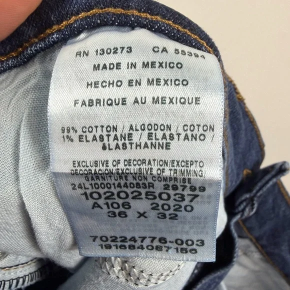 Lee Regular Fit Bootcut Jeans Two Sizes Dark Blue Denim Comfort Stretch 36x32 - Picture 9 of 9